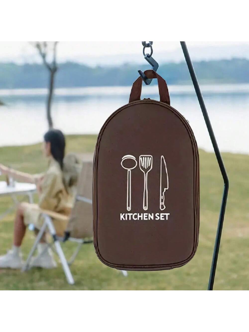 Camping Cooking Utensils Storage - Outdoor Camping Cookware Storage Bag Cooking