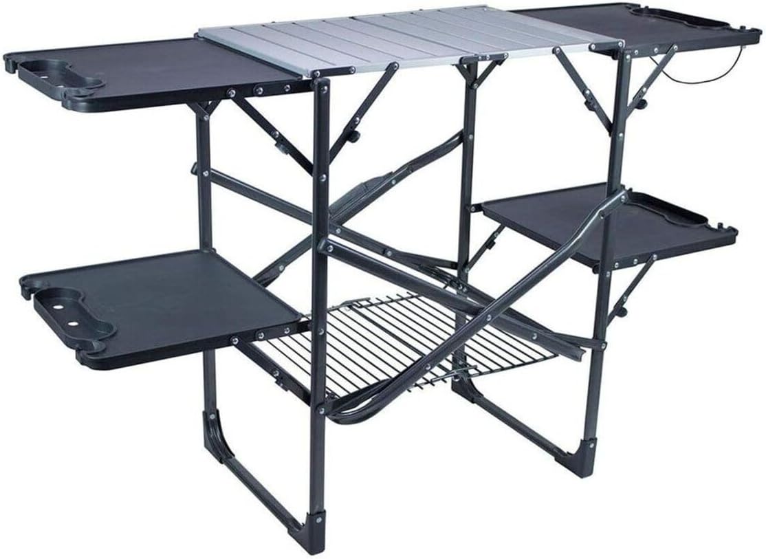 Camping Cooking - Slim Fold Portable Camping Kitchen Table