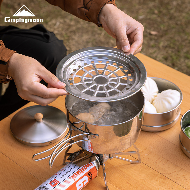 Camping Cooking Tray - S363-DT Medium Steamer Tray 304 Stainless