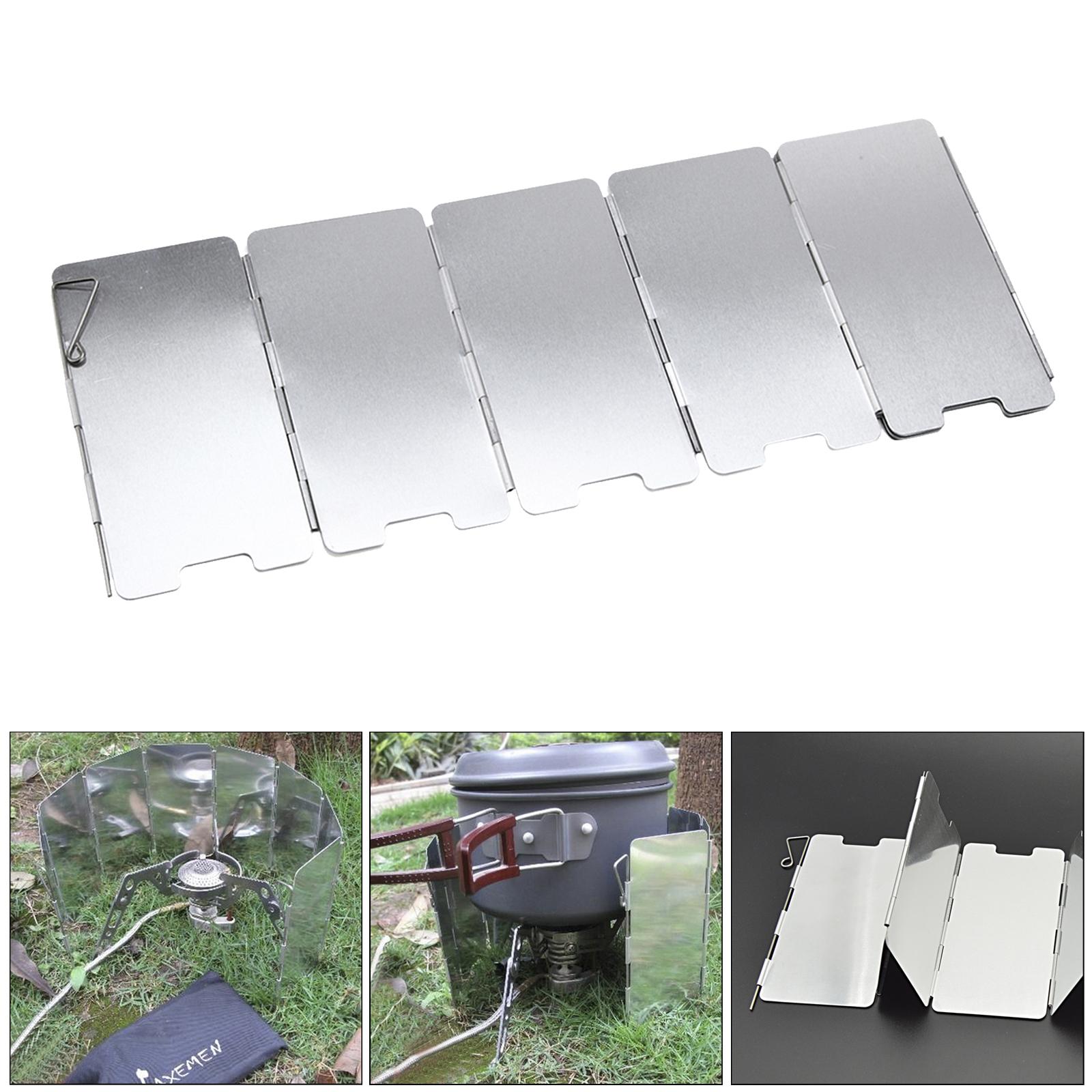 Camping Cooking Windscreen - Lightweight Camping Windscreen Cooking Accessory Durable