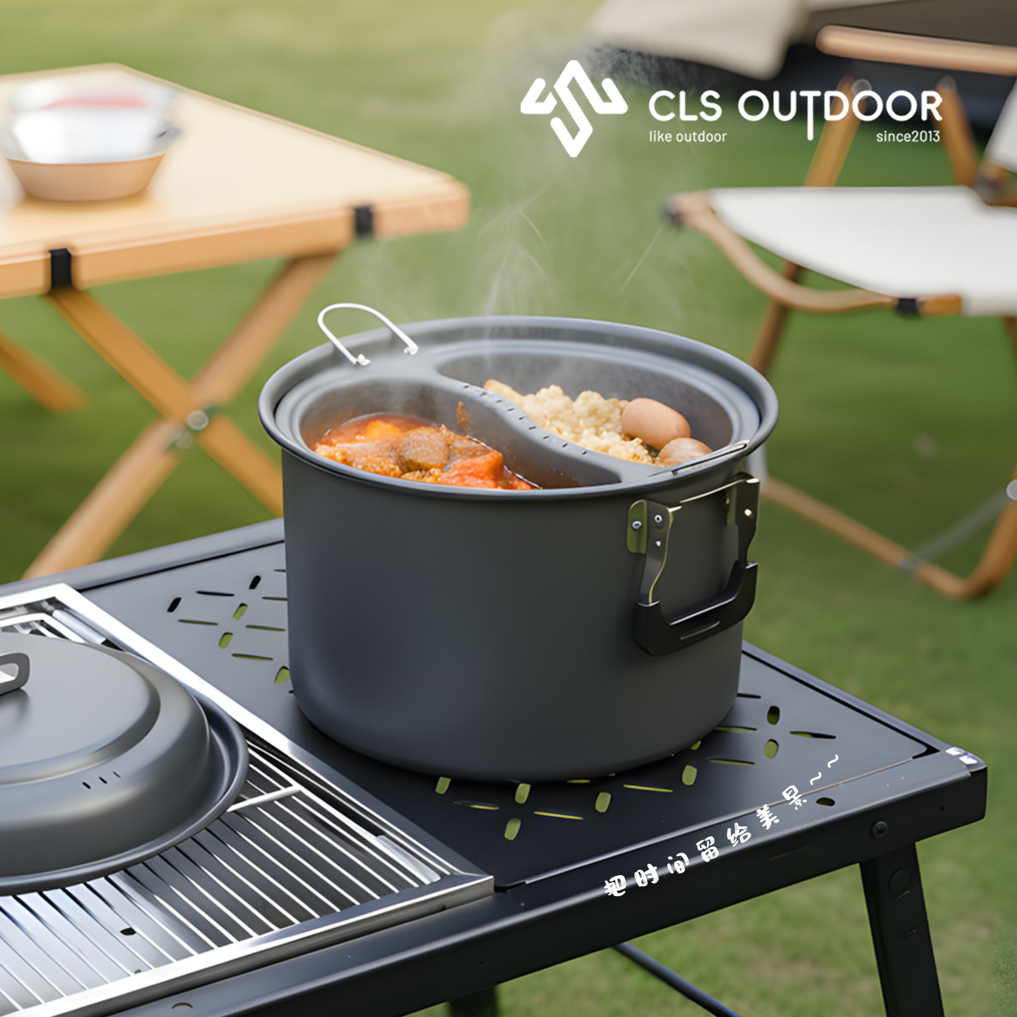 6.5L Large Capacity Mandarin D - Camping Cooking Pot Large review and price