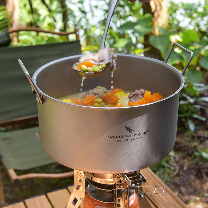 Boundless Voyage Titanium Pot  - Camping Cooking Pot Large review and price