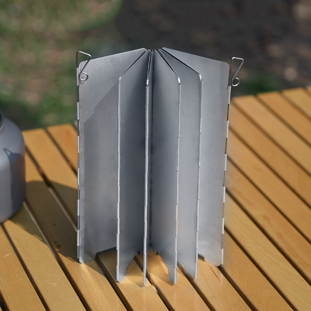 10 Plates Foldable Gas Stove W - Camping Cooking Windscreen review and price