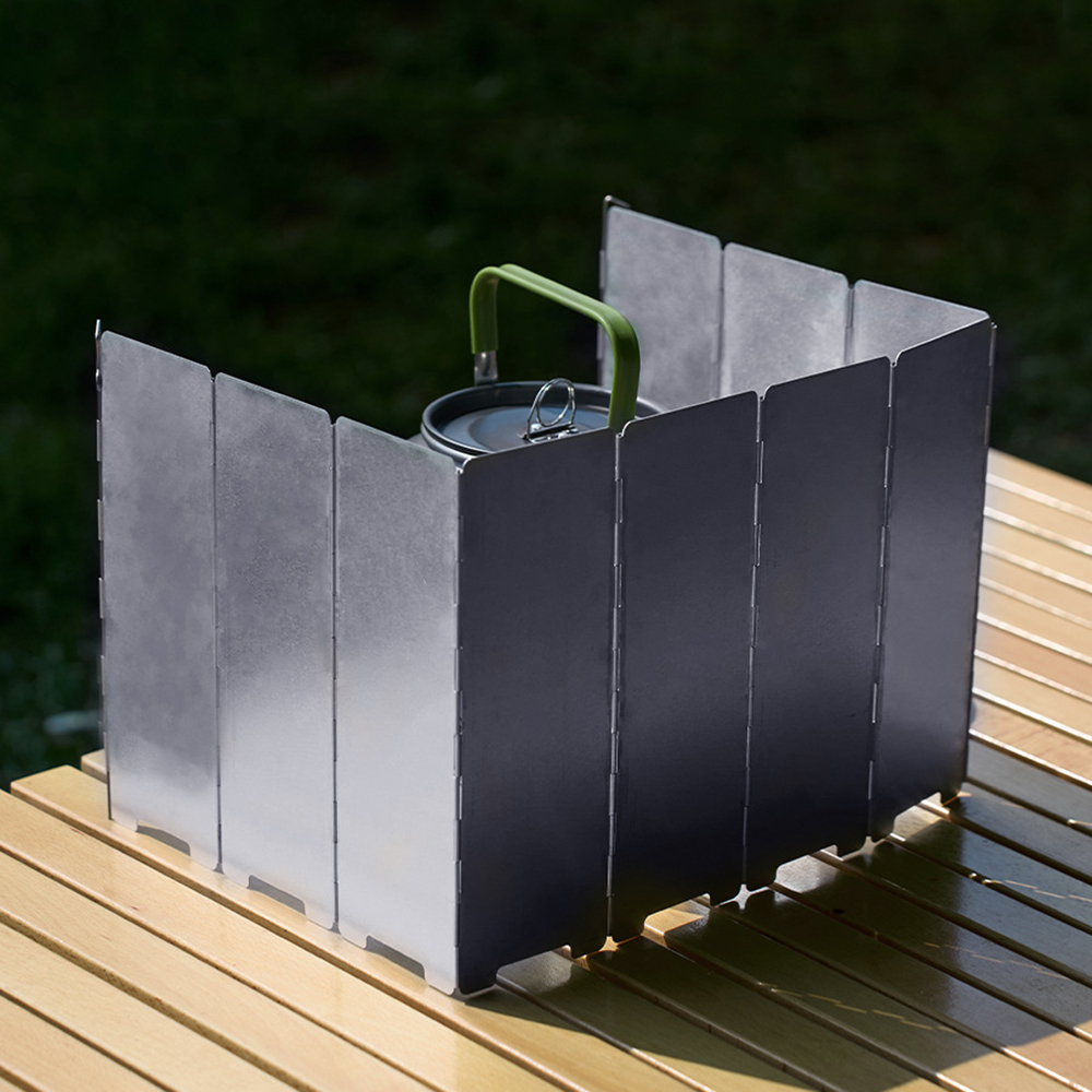 10 Plates Foldable Gas Stove W - Camping Cooking Windscreen review and price