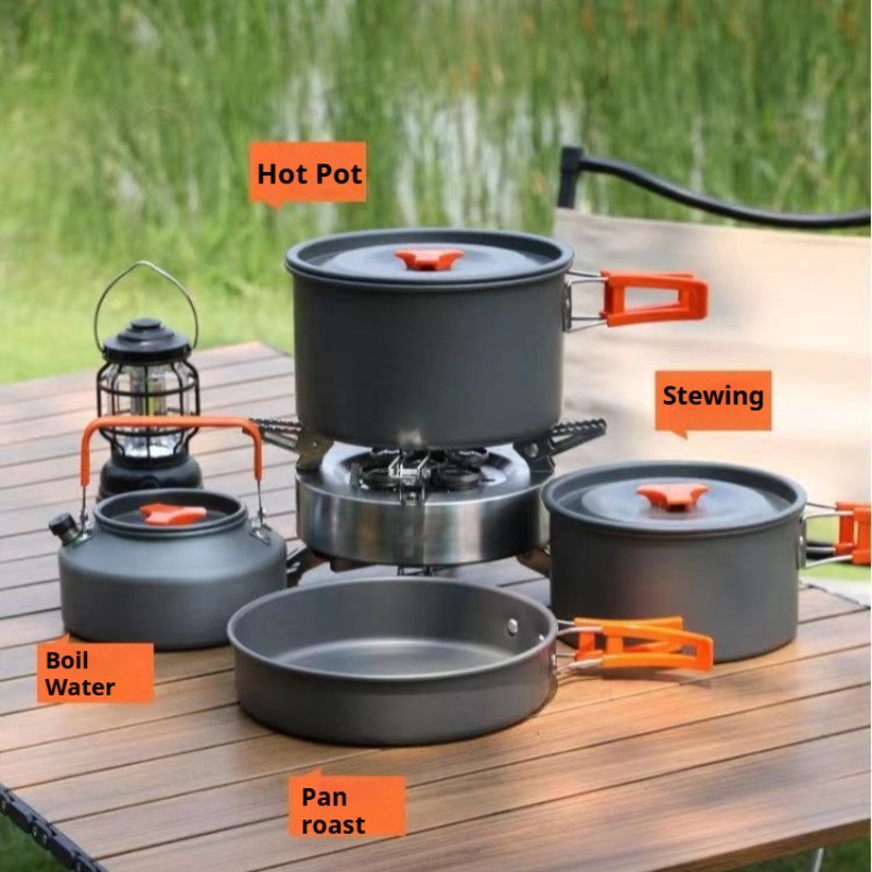 Portable Large Capacity Pot Co - Camping Cooking Pot Large review and price