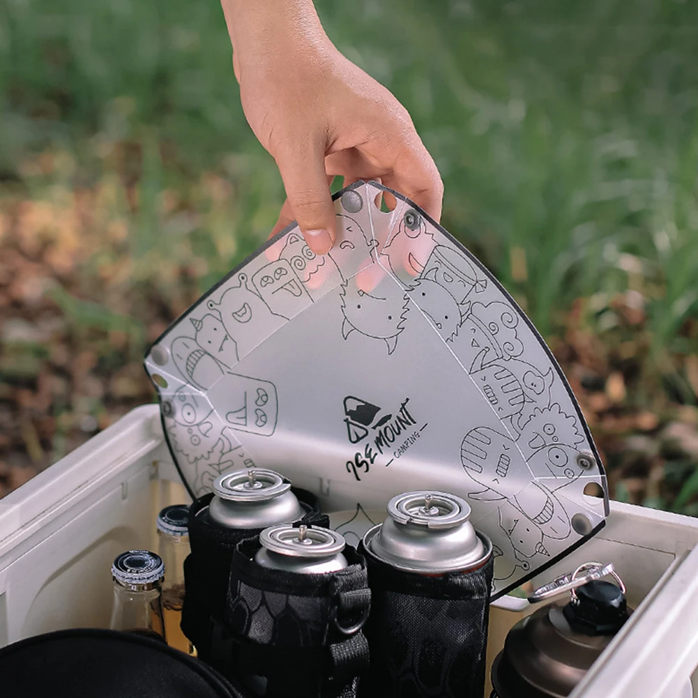 PP Foldable Dinnerware Portabl - Camping Cooking Tray review and price
