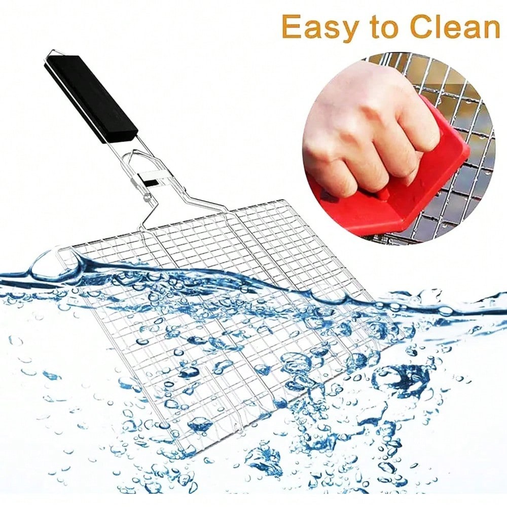 Portable Grilling Basket Foldi - Camping Cooking Basket review and price