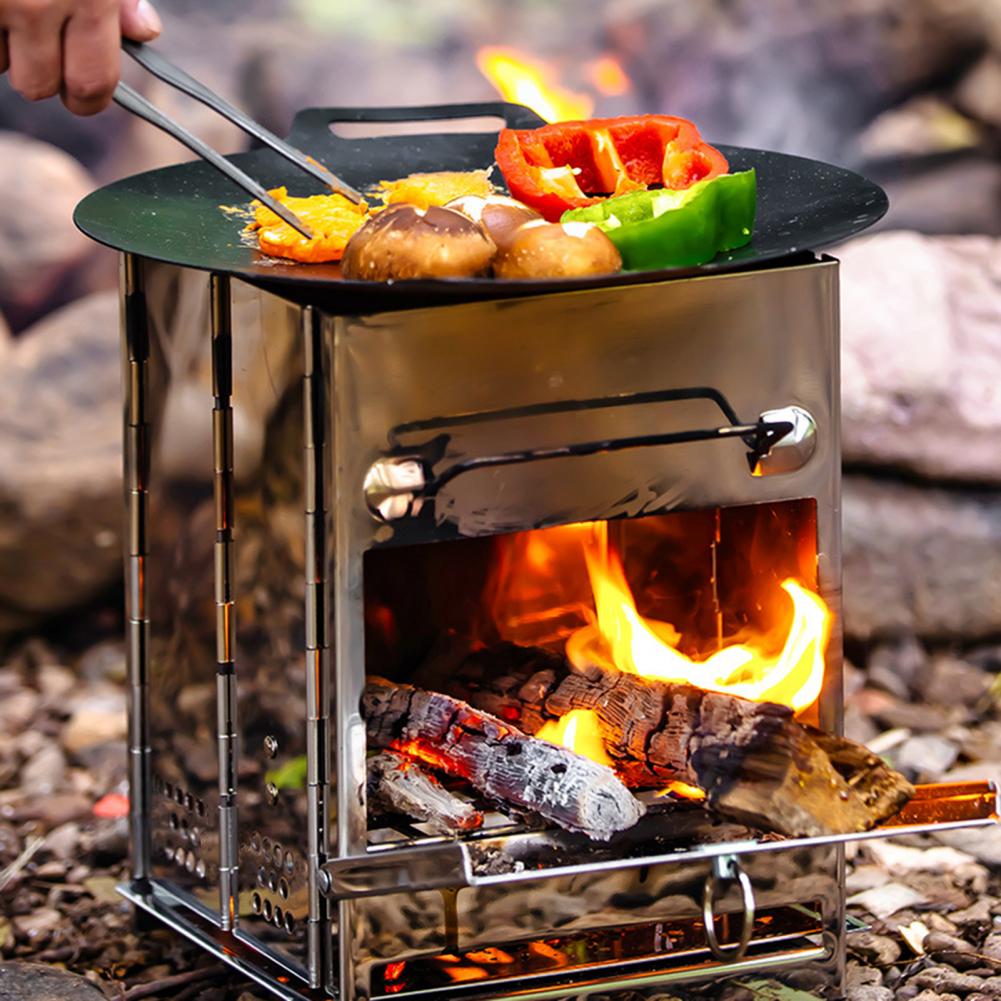 Stainless Steel Wood Burning S - Camping Cooking Tray review and price
