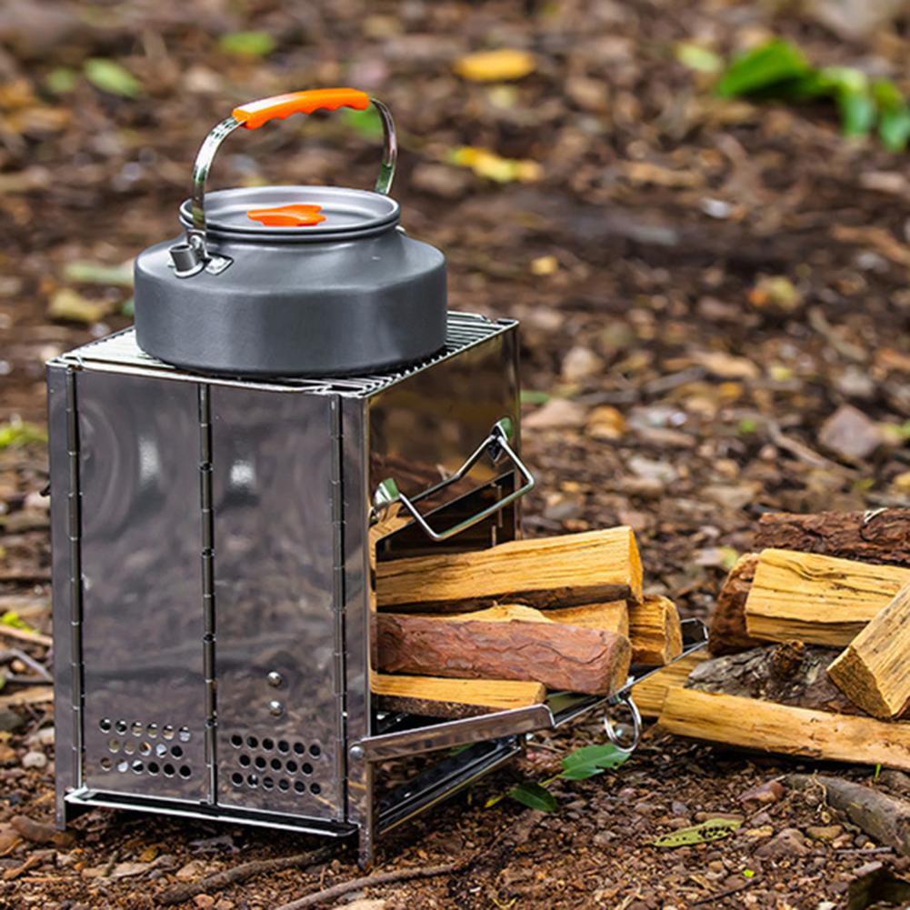 Stainless Steel Wood Burning S - Camping Cooking Tray review and price