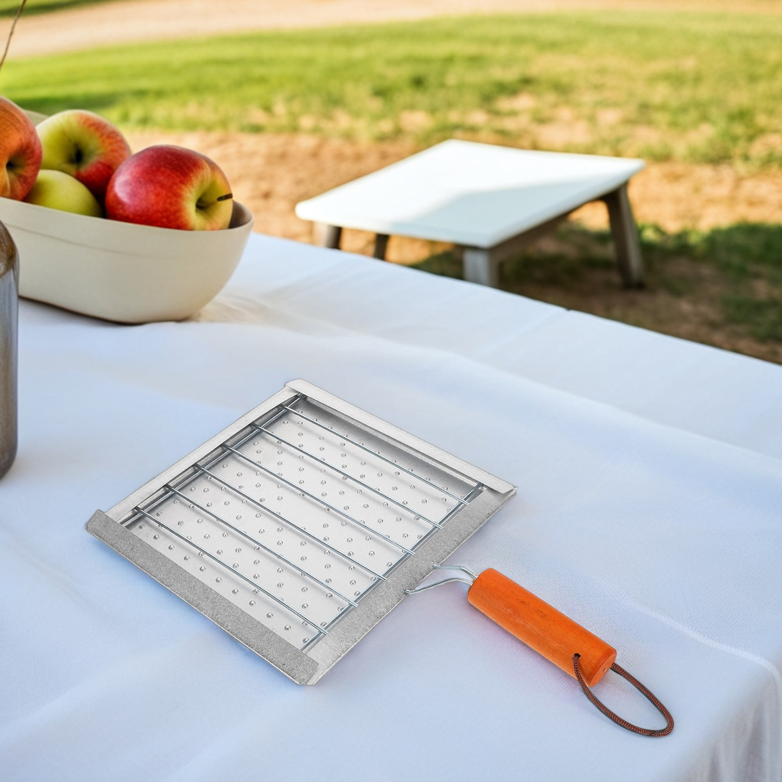 Portable Square Wooden Handle  - Camping Cooking Tray review and price