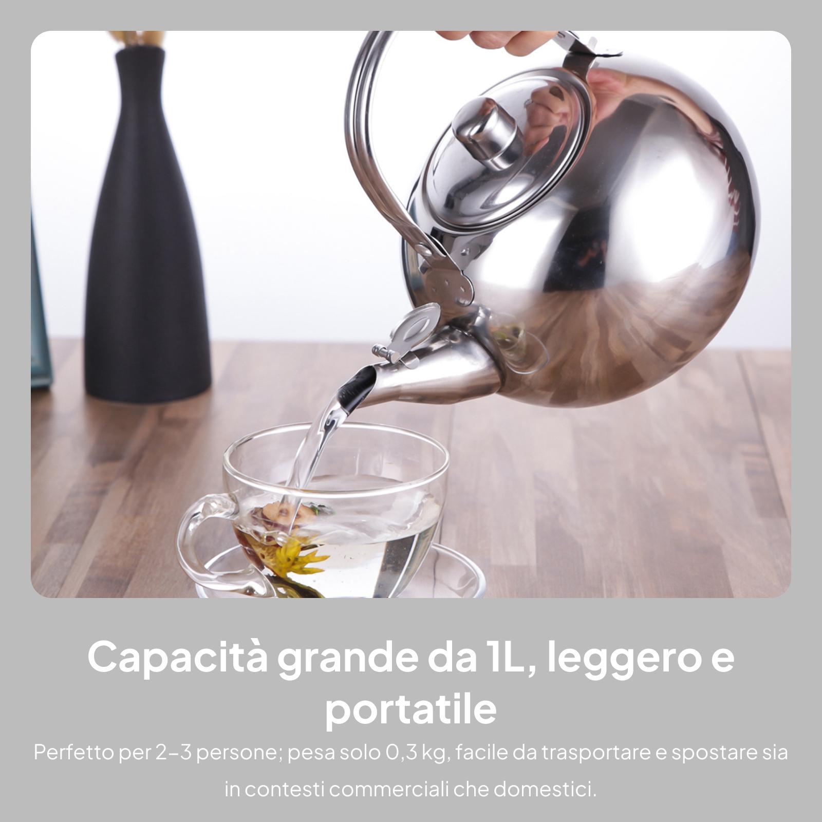 Stainless Steel Tea Pot with A - Camping Cooking Pot Large review and price