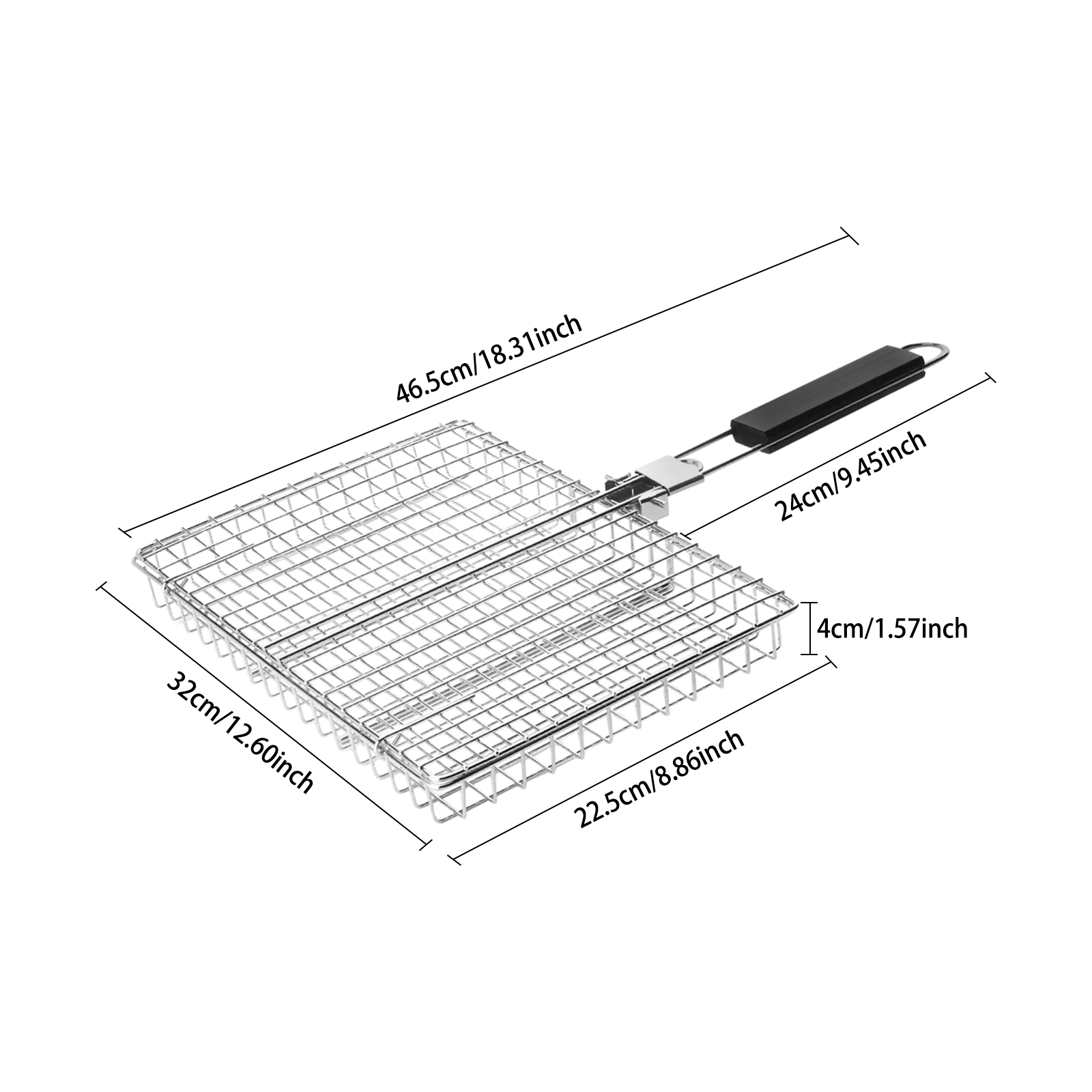 Grill Basket with Removable Be - Camping Cooking Basket review and price