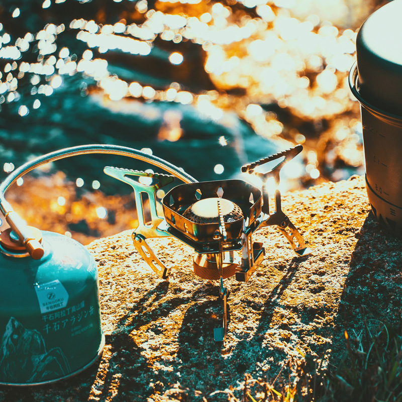 Split-type portable windproof  - Camping Cooking Gas Canister review and price