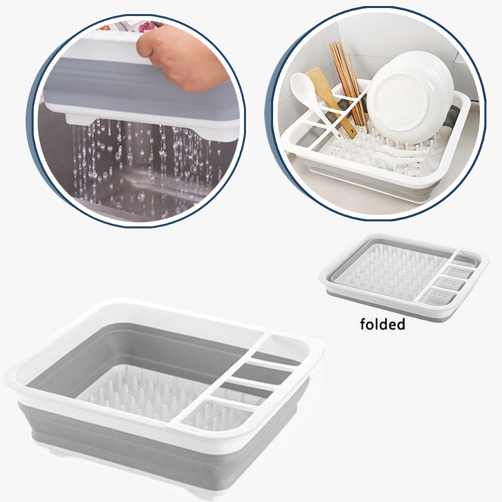 Foldable Dish Drainer Bowl Rac - Camping Cooking Tray review and price
