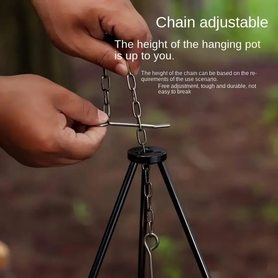 Outdoor Large Bonfire Tripod P - Camping Cooking Pot Large review and price