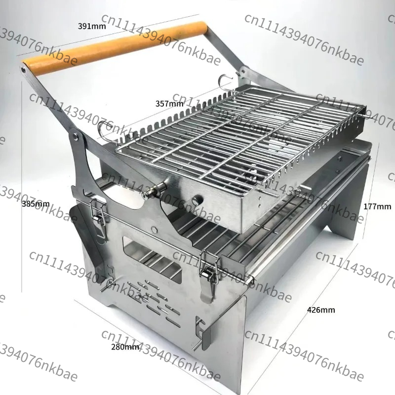 Flip Charcoal Barbecue Grill w - Camping Cooking Mesh review and price