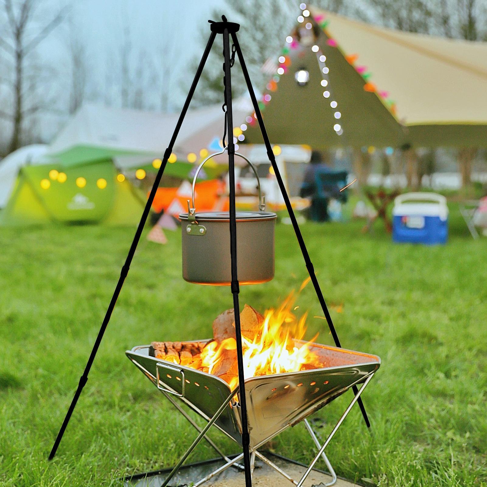 Outdoor Large Bonfire Tripod P - Camping Cooking Pot Large review and price