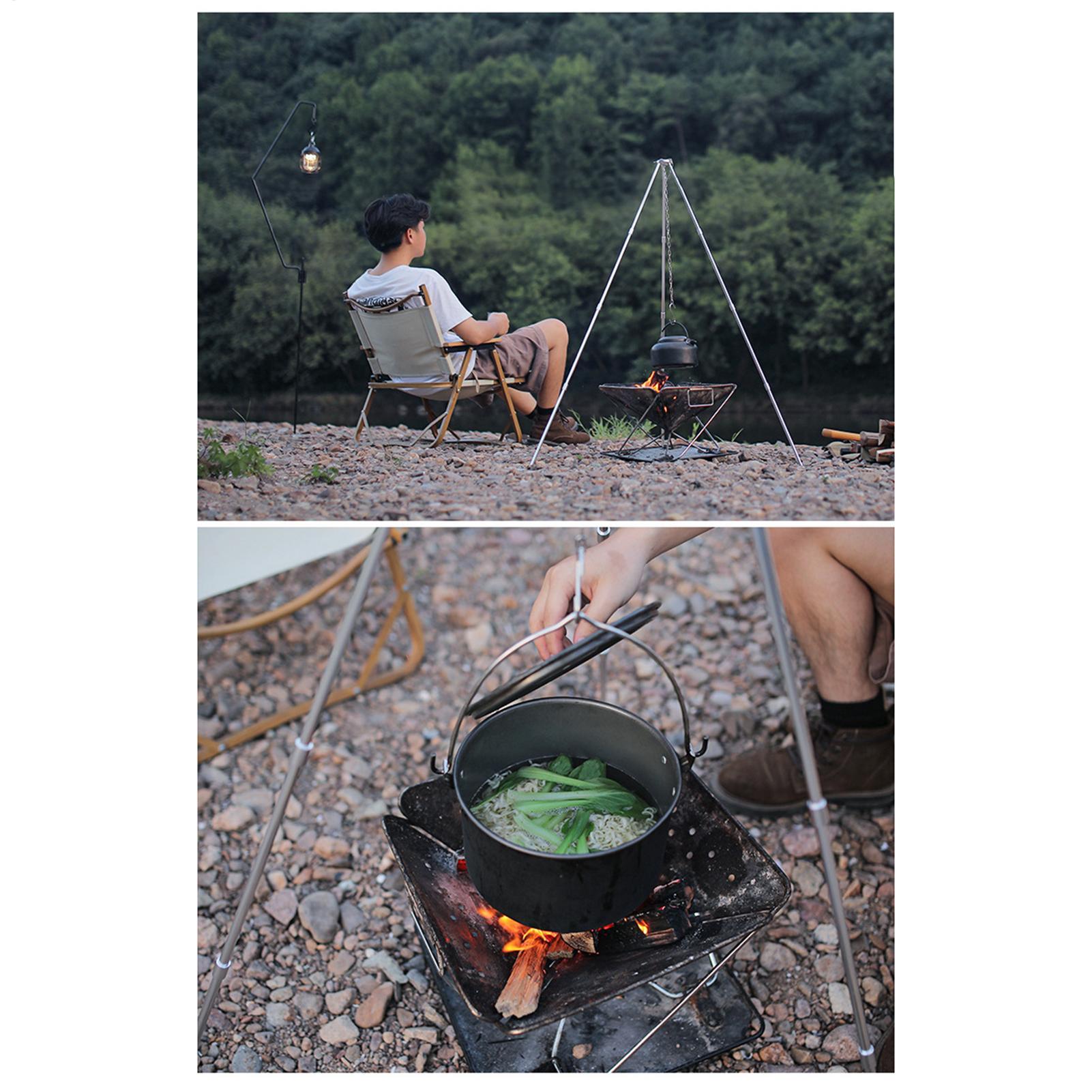 Outdoor Large Bonfire Tripod P - Camping Cooking Pot Large review and price