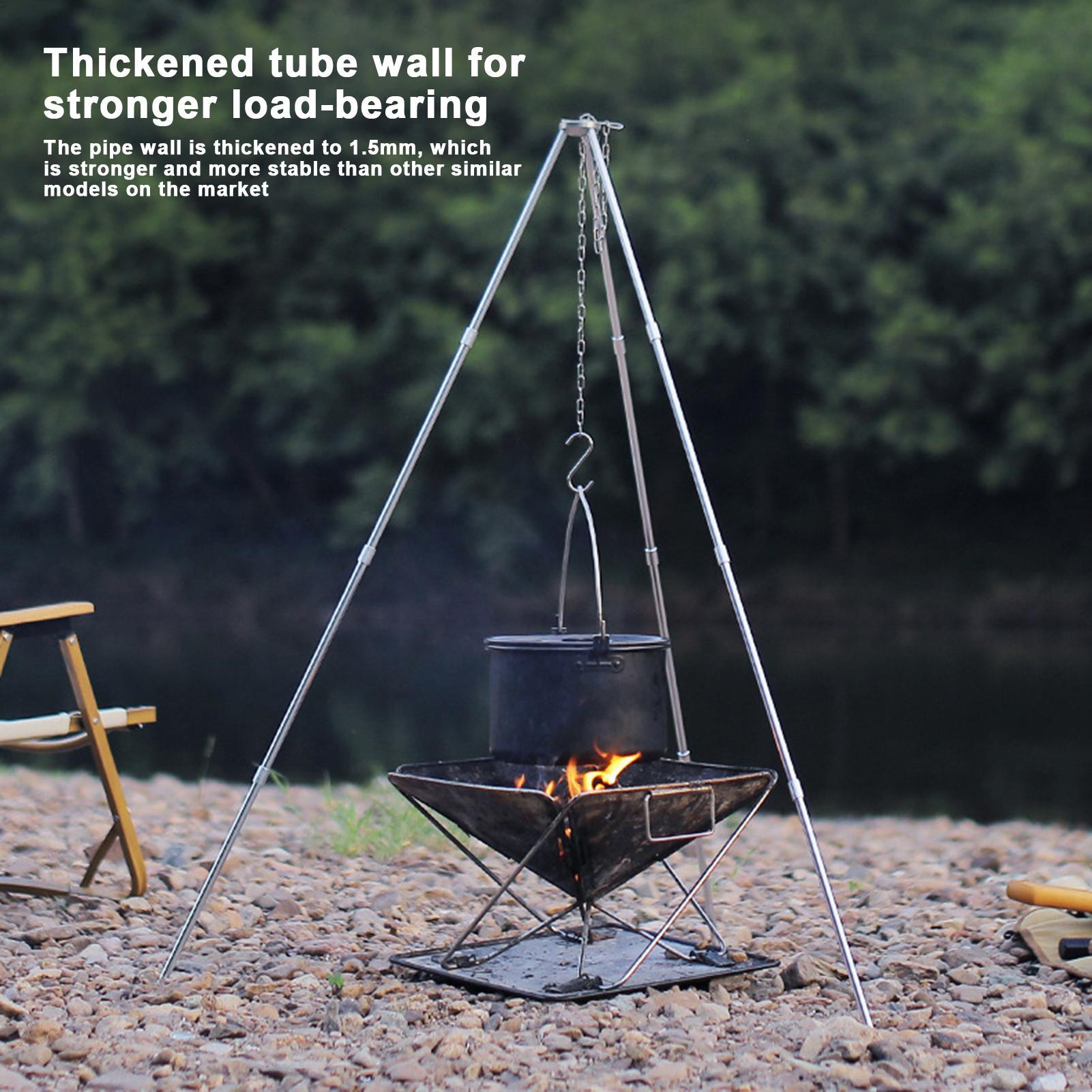Outdoor Large Bonfire Tripod P - Camping Cooking Pot Large review and price