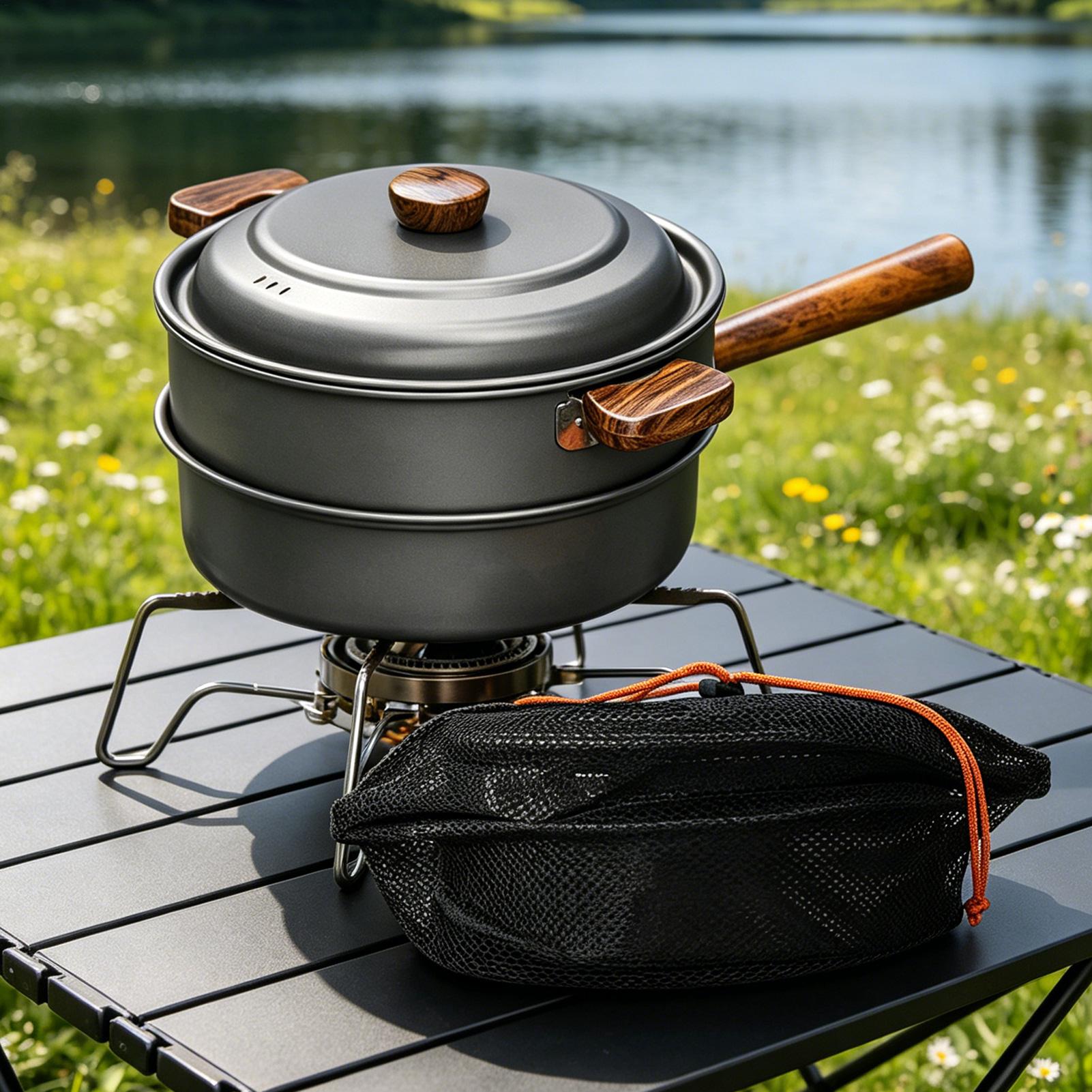 Camping Pot Portable Large Lig - Camping Cooking Pot Large review and price