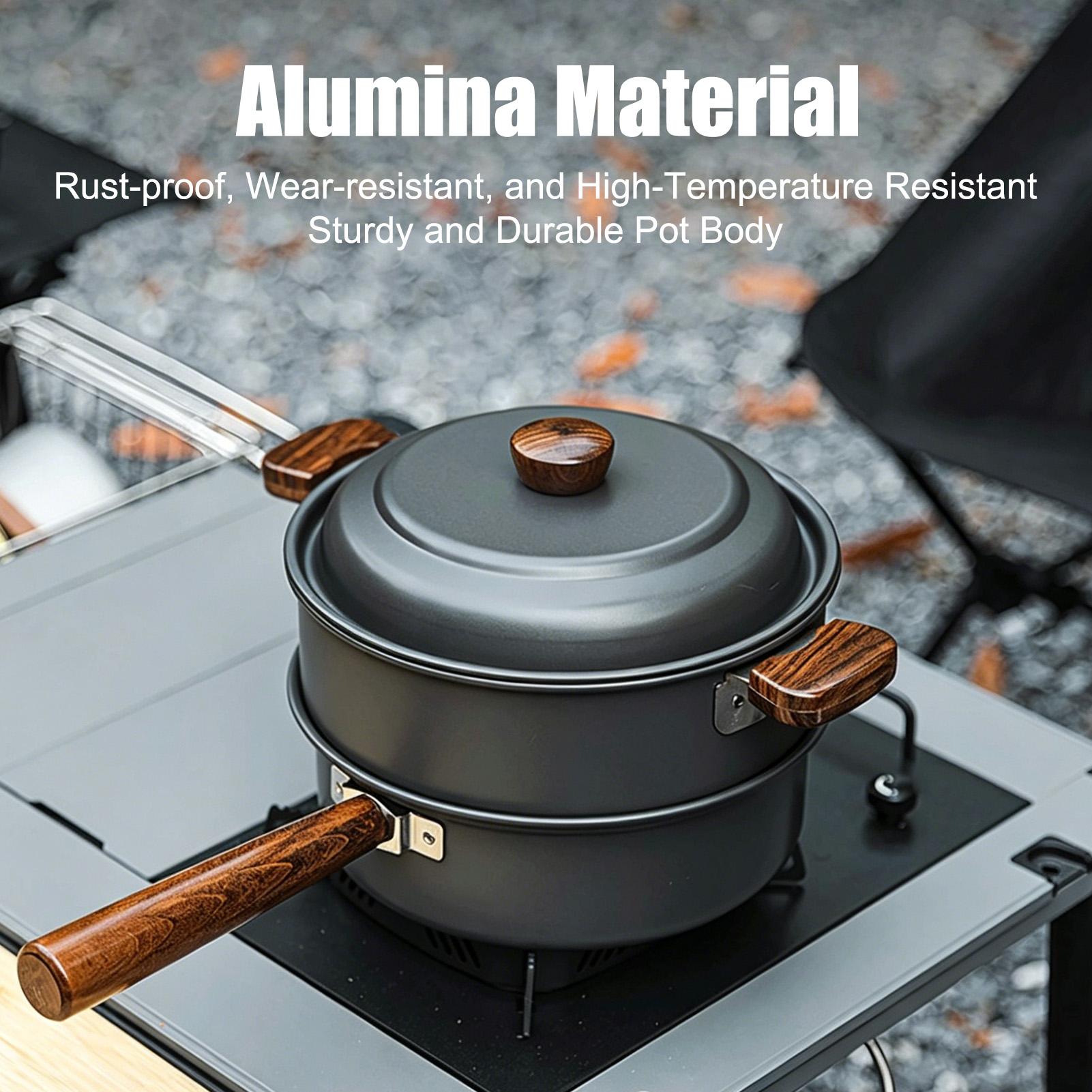 Camping Pot Portable Large Lig - Camping Cooking Pot Large review and price