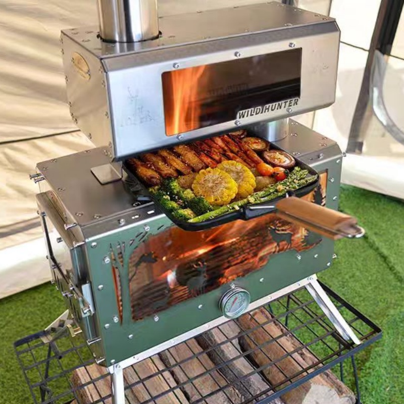 Camping Firewood Stove 2-Side  - Camping Cooking review and price