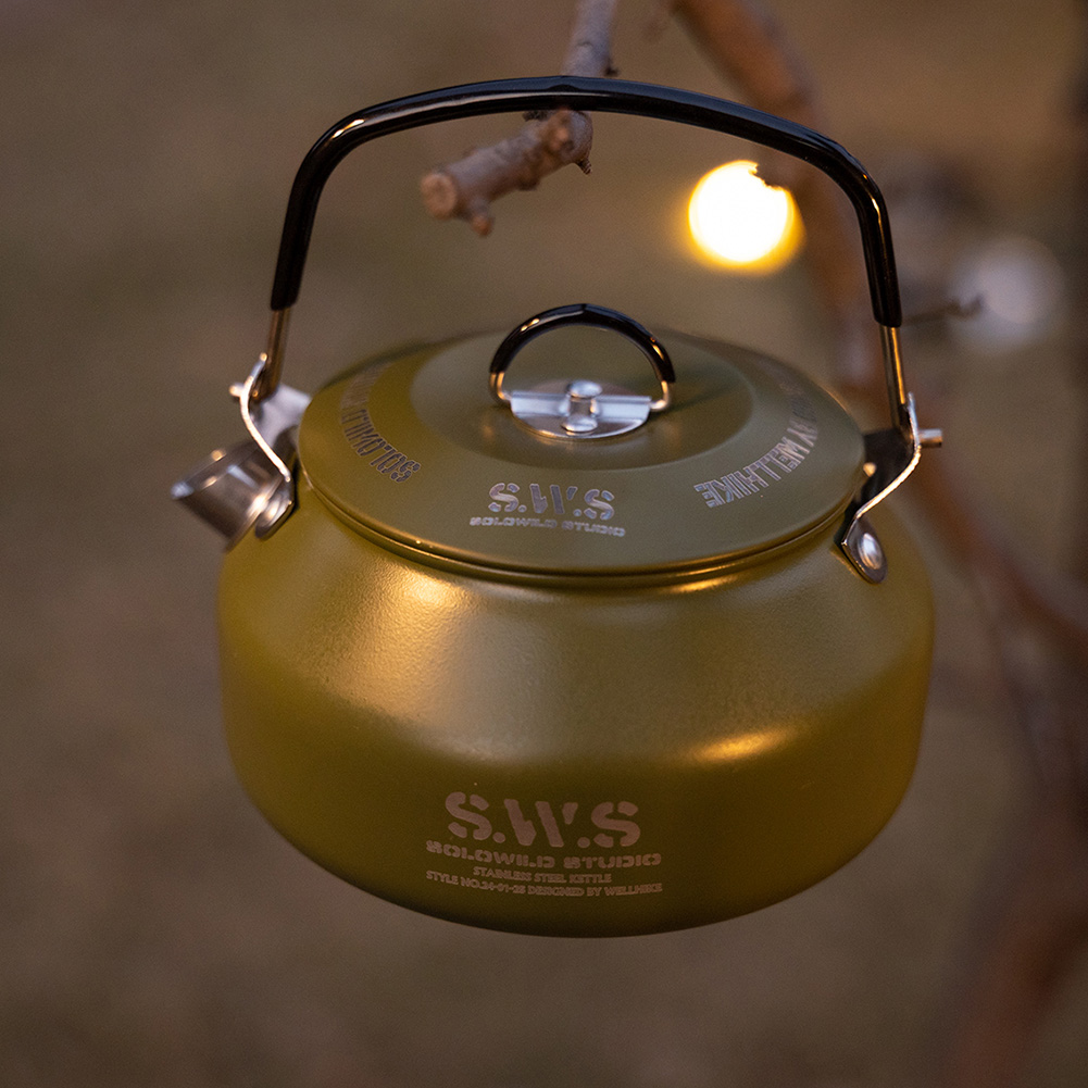 0.8L Outdoor Camping Kettle wi - Camping Cooking Lightweight review and price