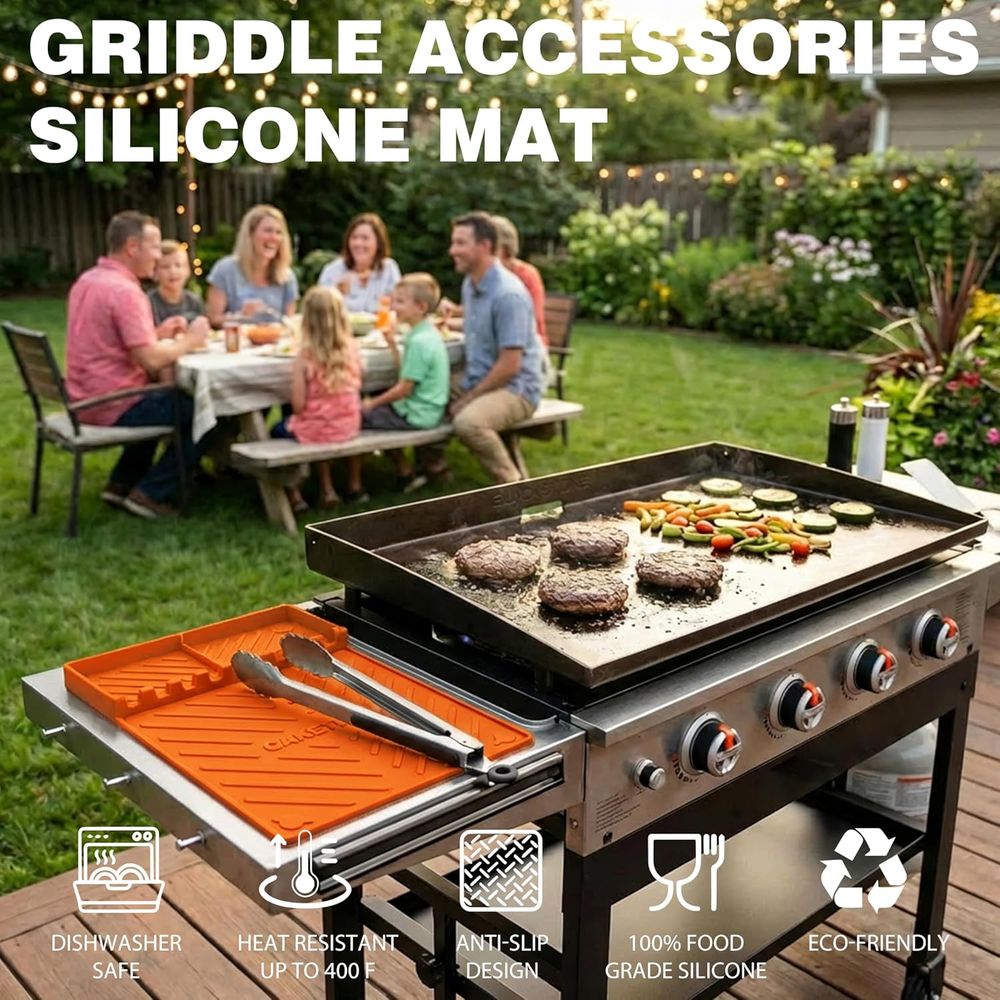 Silicone Grill Mats or Griddle - Camping Cooking review and price