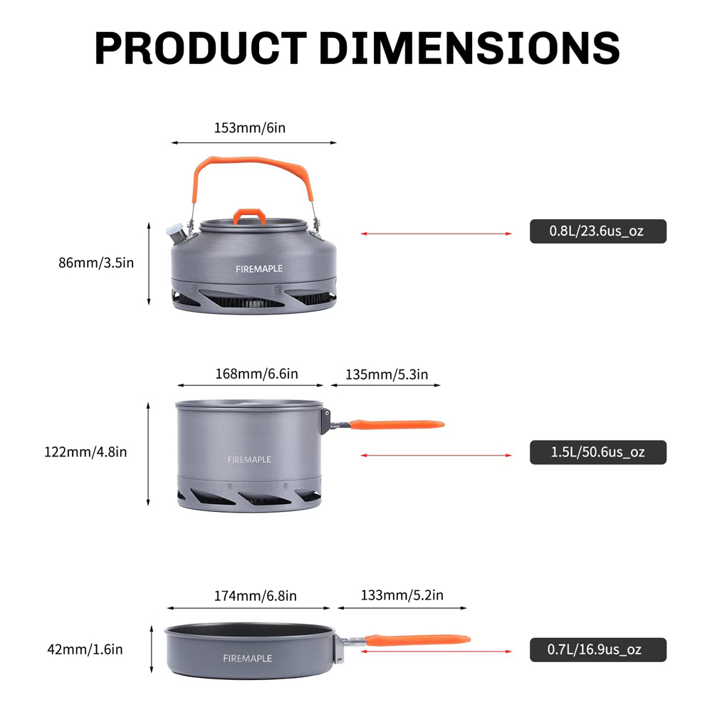 Fire Maple Camping Cookware Ut - Camping Cooking And Dining Set review and price