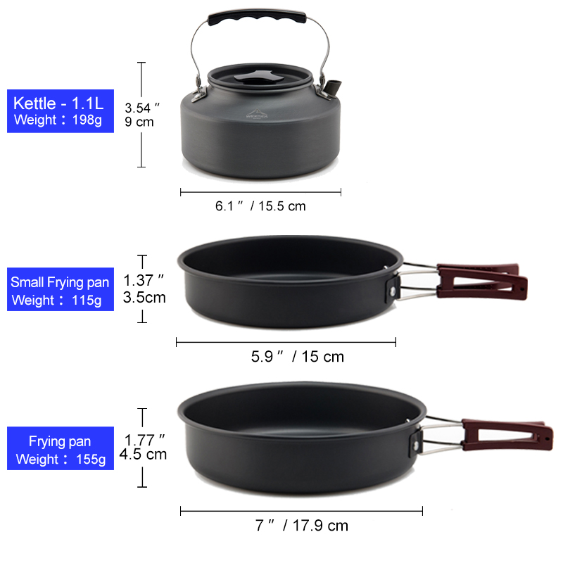 Widesea Camping Cookware Set O - Camping Cooking And Dining Set review and price