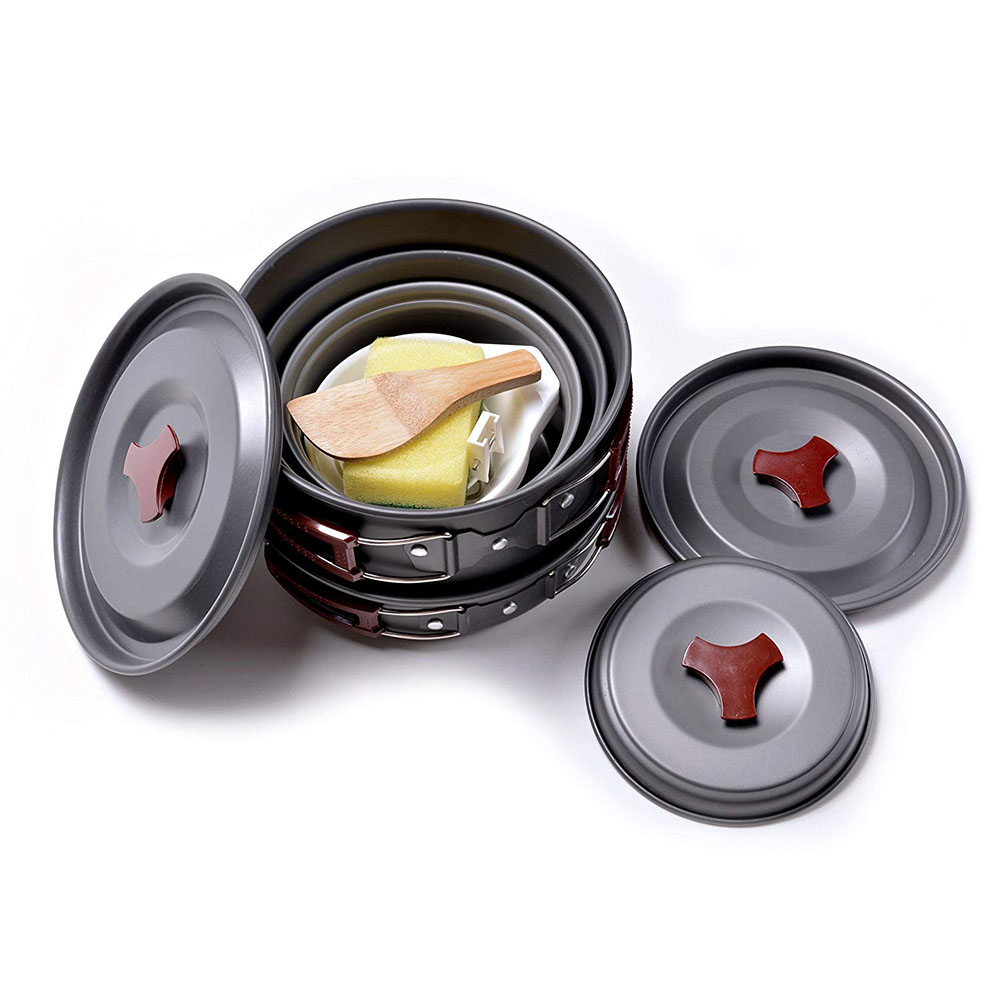 Outdoor Camping Cookware Kit N - Camping Cooking Lightweight review and price